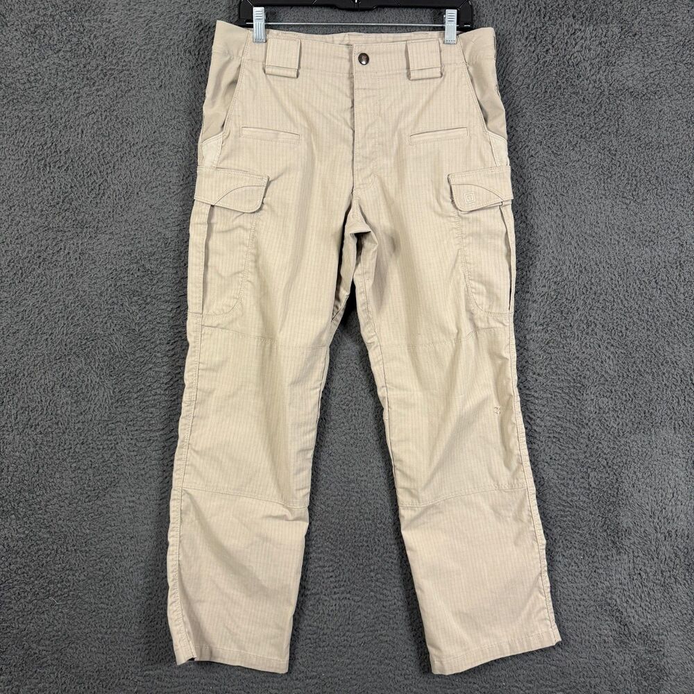 5.11 Tactical Pants Mens 32x30 Beige Tan Taclite Pro Cargo Ripstop Military
